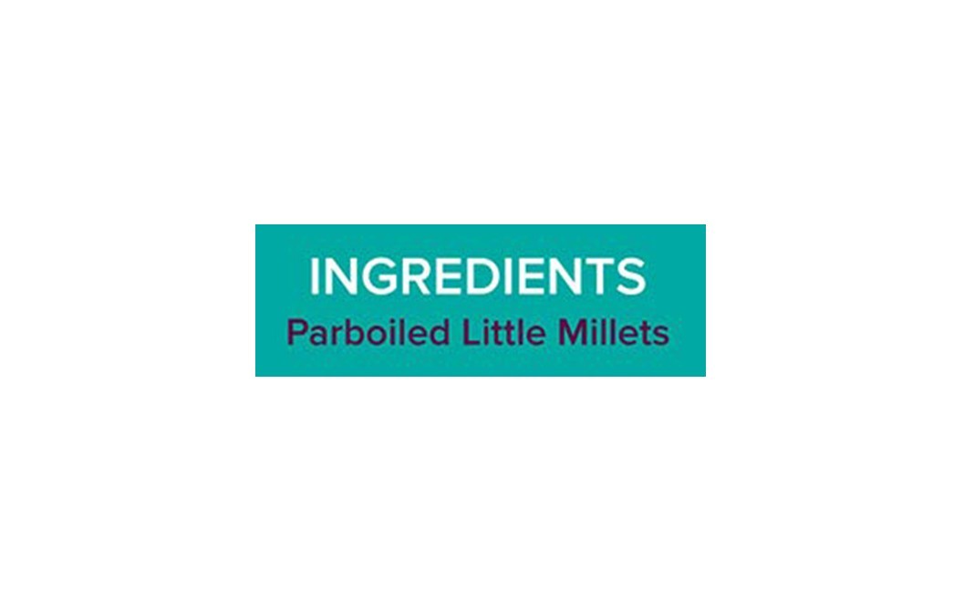 Bliss Tree Ancient Grains Parboiled Little Millet   Pack  500 grams